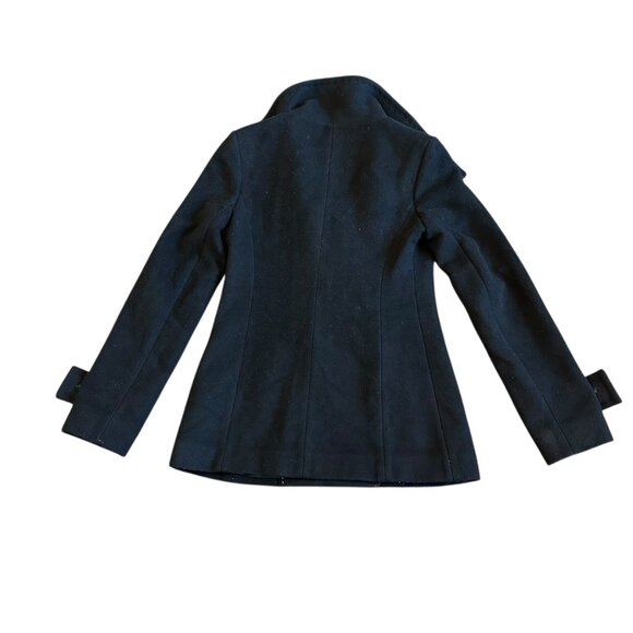 Aritzia T. Babaton Double Breasted Pea Coat Jacket Cashmere Wool Size XXS Womens - Picture 8 of 13